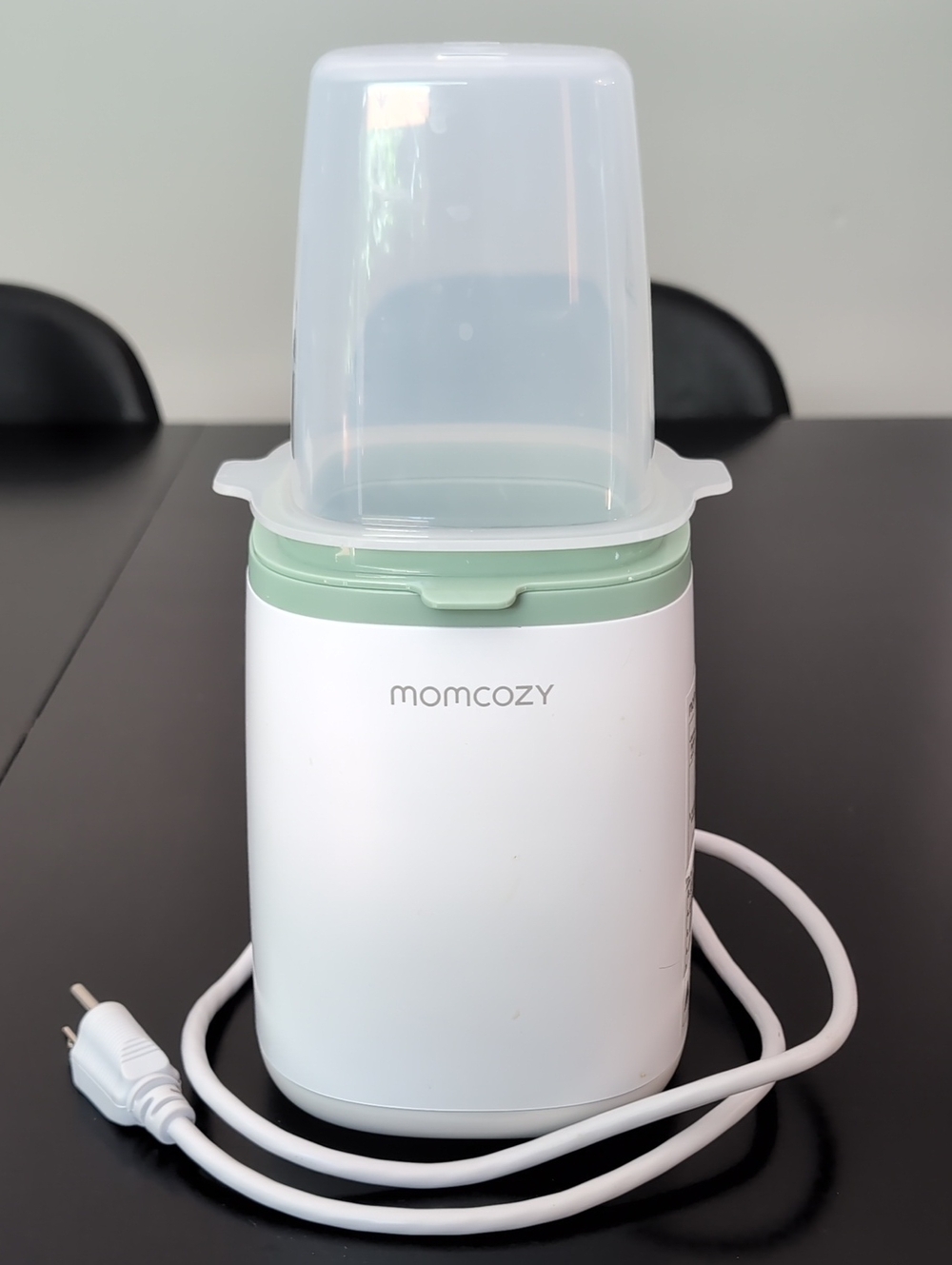 Momcozy Electric Baby Bottle Warmer in White and Mint Like New
